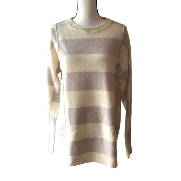 CLUB Monaco Size M Oversized Boiled Chandails 100% Cashmere Sweater - New
